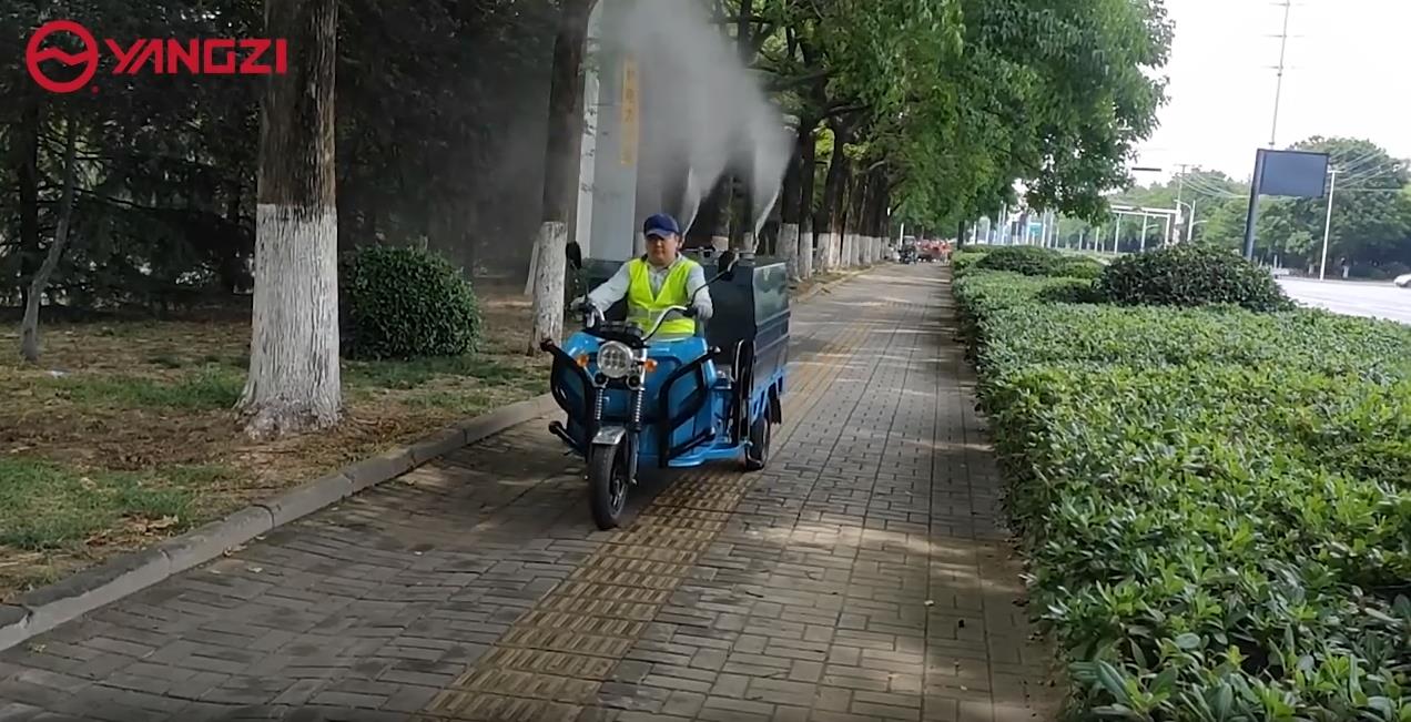 環(huán)衛(wèi)三輪高壓沖洗車工作原理